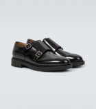 Gianvito Rossi Scott leather monk strap shoes
