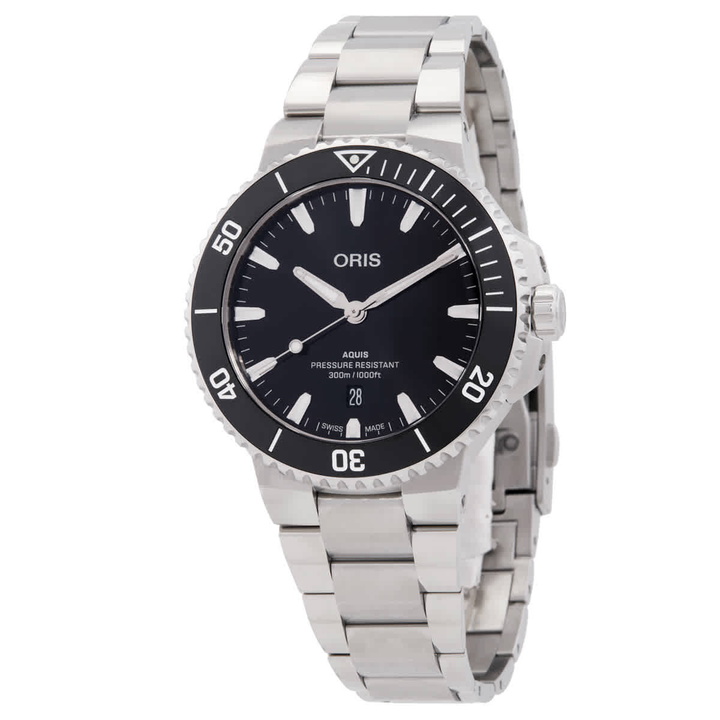 Photo: Oris Aquis Date Automatic Black Dial Mens Watch 01 733 7789 4154-07 8 23 04PEB