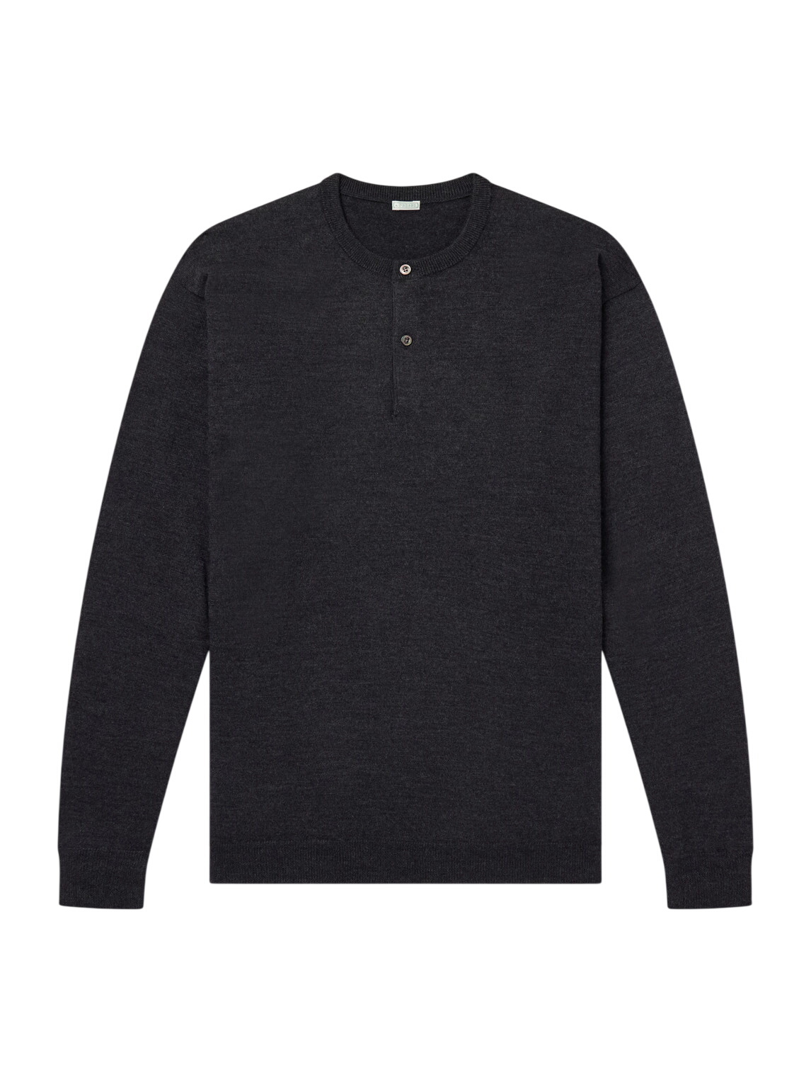 A.PRESSE - Cotton Cardigan - Black A.PRESSE
