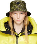 Moncler Genius 3 Moncler adidas Originals Reversible Yellow & Black Logo Bucket Hat