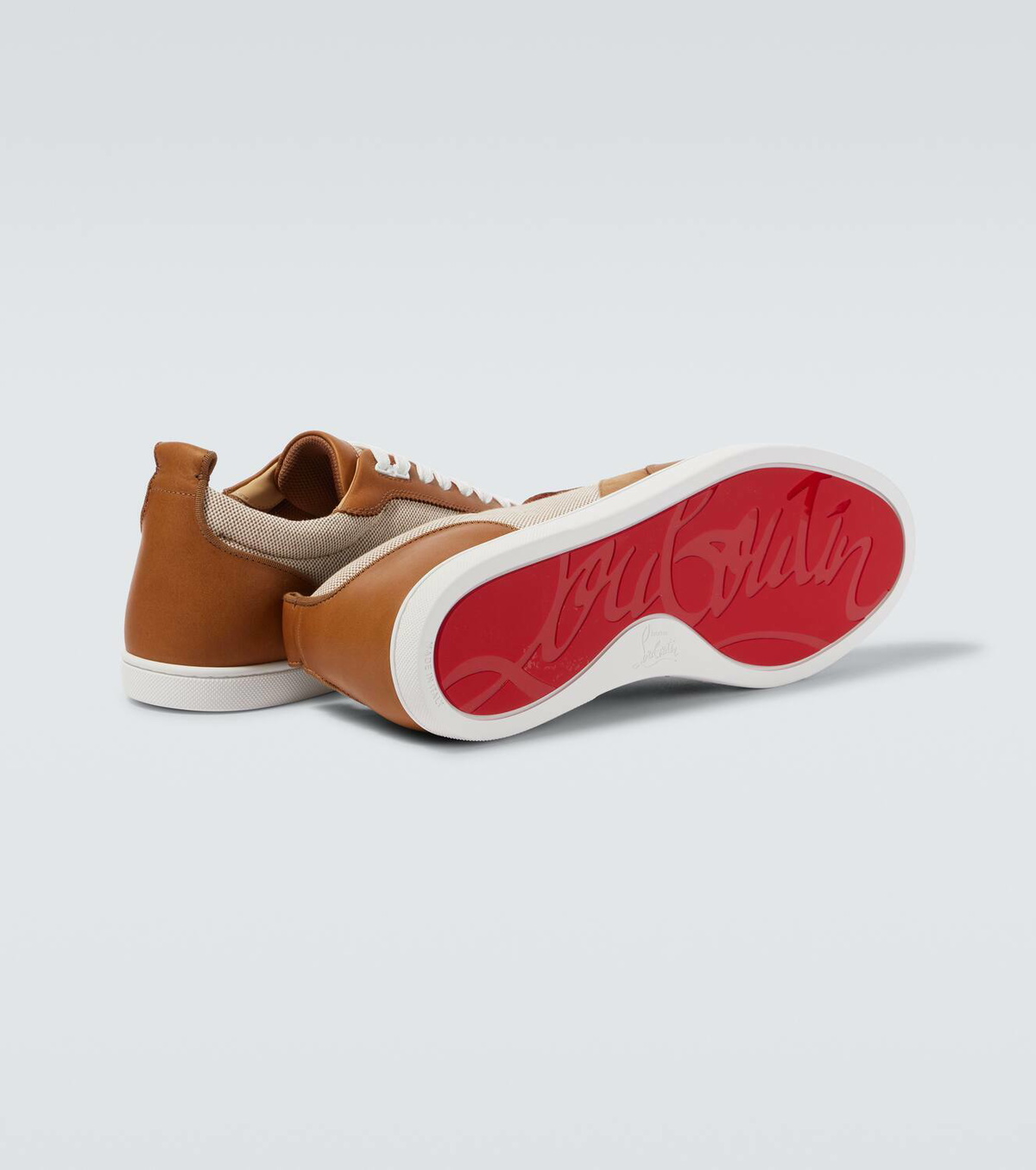 Christian Louboutin Tutti Rui leather-trimmed sneakers Christian 
