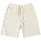 Maharishi Men's Hemp Organic Sweat Shorts in Ecru