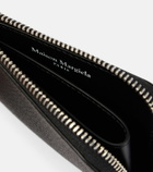 Maison Margiela - Leather card holder with keychain