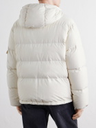 Moncler - Himalaya Hooded Quilted Cotton-Blend Shell Down Jacket - Neutrals