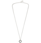 A.P.C. - Benoit Silver-Tone and Resin Chain Necklace - Silver
