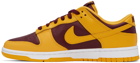 Nike Yellow & Burgundy Dunk Low Sneakers