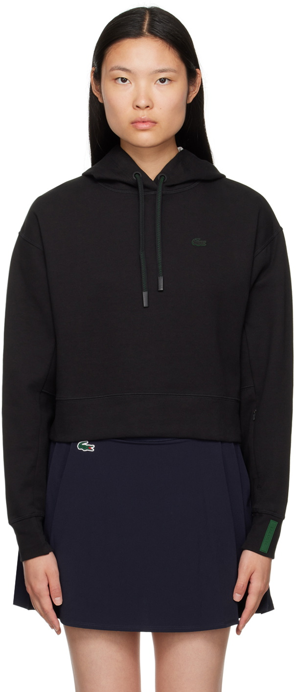 Lacoste Black Vent Hoodie