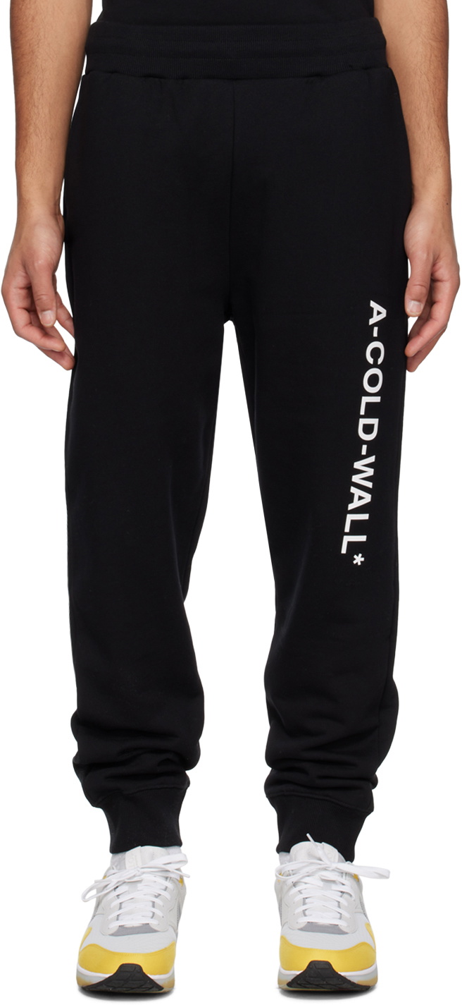 Photo: A-COLD-WALL* Black Logo Sweatpants