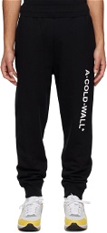 A-COLD-WALL* Black Logo Sweatpants