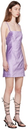 rag & bone Purple Juliet Mini Dress