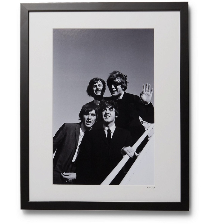 Photo: Sonic Editions - Framed 1964 The Beatles Print, 16'' x 20'' - Black