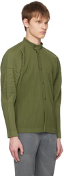 HOMME PLISSÉ ISSEY MIYAKE Khaki Monthly Color March Shirt