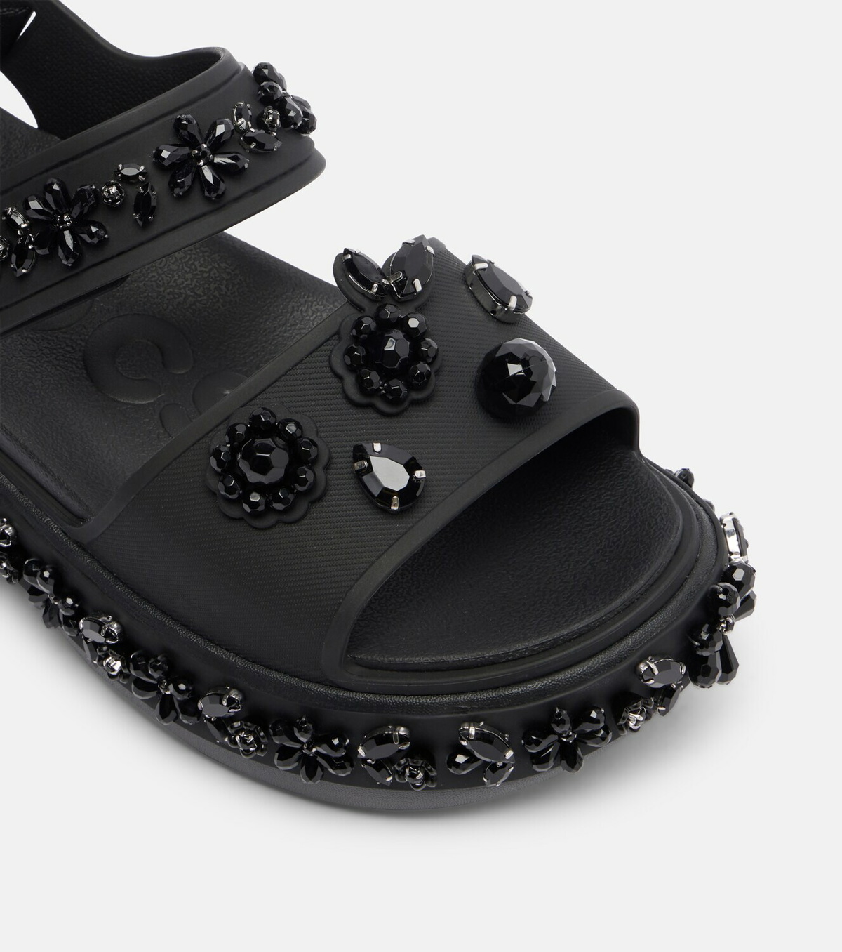 Simone Rocha x Crocs embellished platform sandals