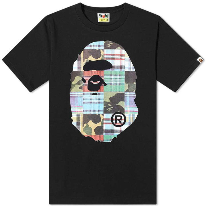 Photo: A Bathing Ape Patchwork Big Ape Head Tee