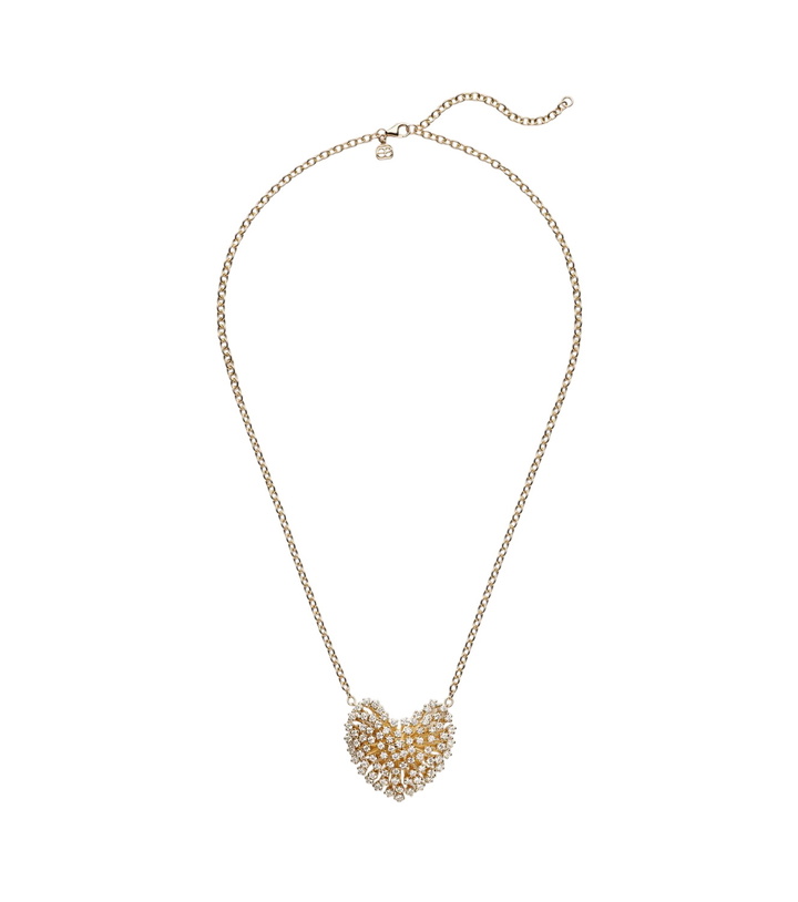 Photo: Sydney Evan Heart Large 14kt gold pendant necklace with diamonds
