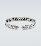 David Yurman Chevron sterling silver cuff bracelet