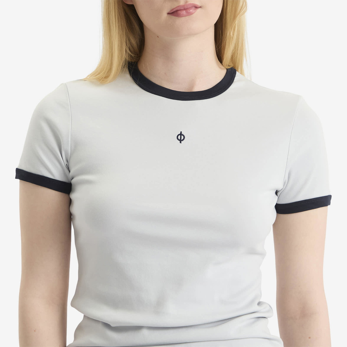 Samsøe Samsøe Women's Sabond Short Sleeve T-Shirt in Gray Dawn