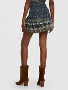 MARANT ETOILE Naomi Printed Ruffled Mini Skirt
