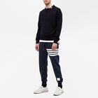 Thom Browne Men's Engineered Stripe Sweat Pant in Navy