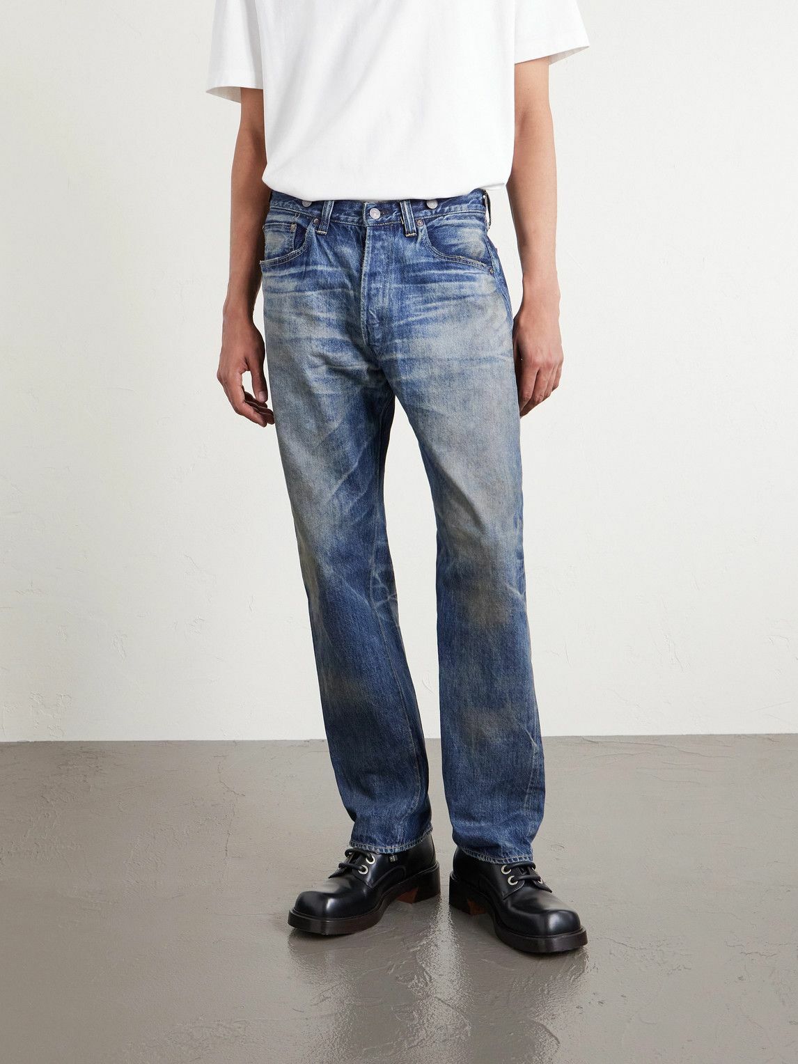 SAINT MXXXXXX - BerBerJin Straight-Leg Jeans - Blue