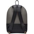 Thom Browne Black and Grey Colorblocked Unstructured Backpack