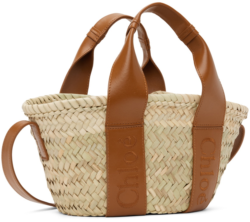 Chloé Beige Small Sense Basket Tote