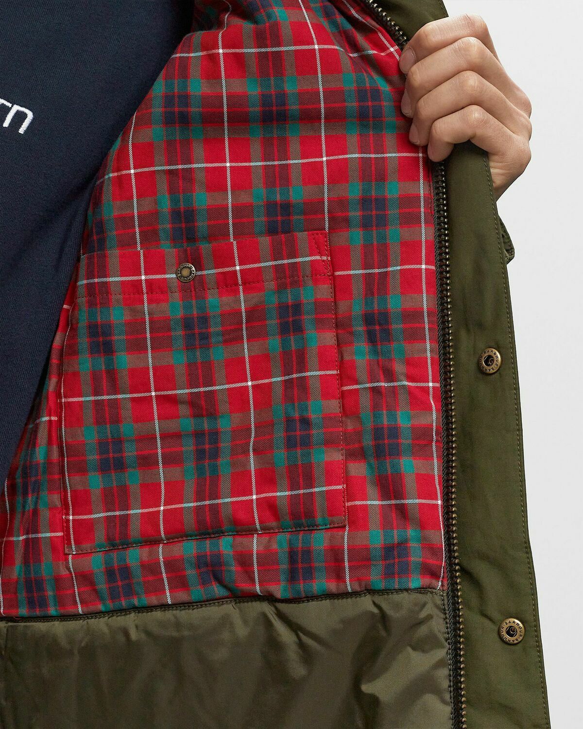 Barbour X Baracuta Cas Beda Green Windbreaker Barbour