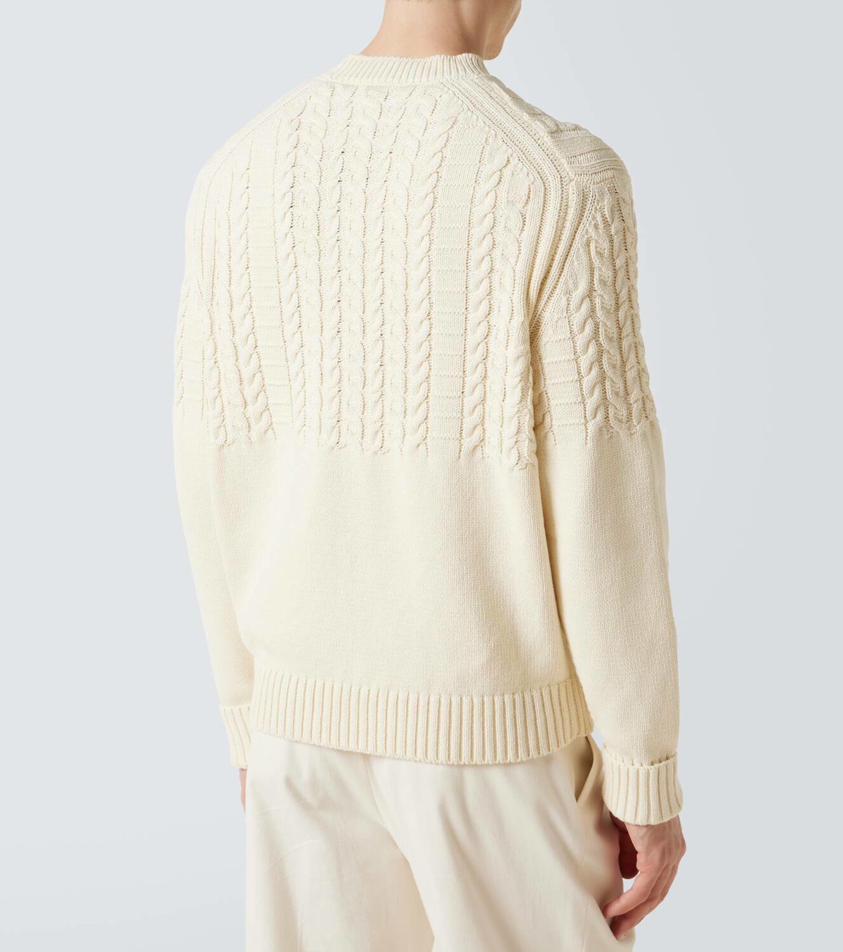 Dunhill Cable-knit cotton sweater