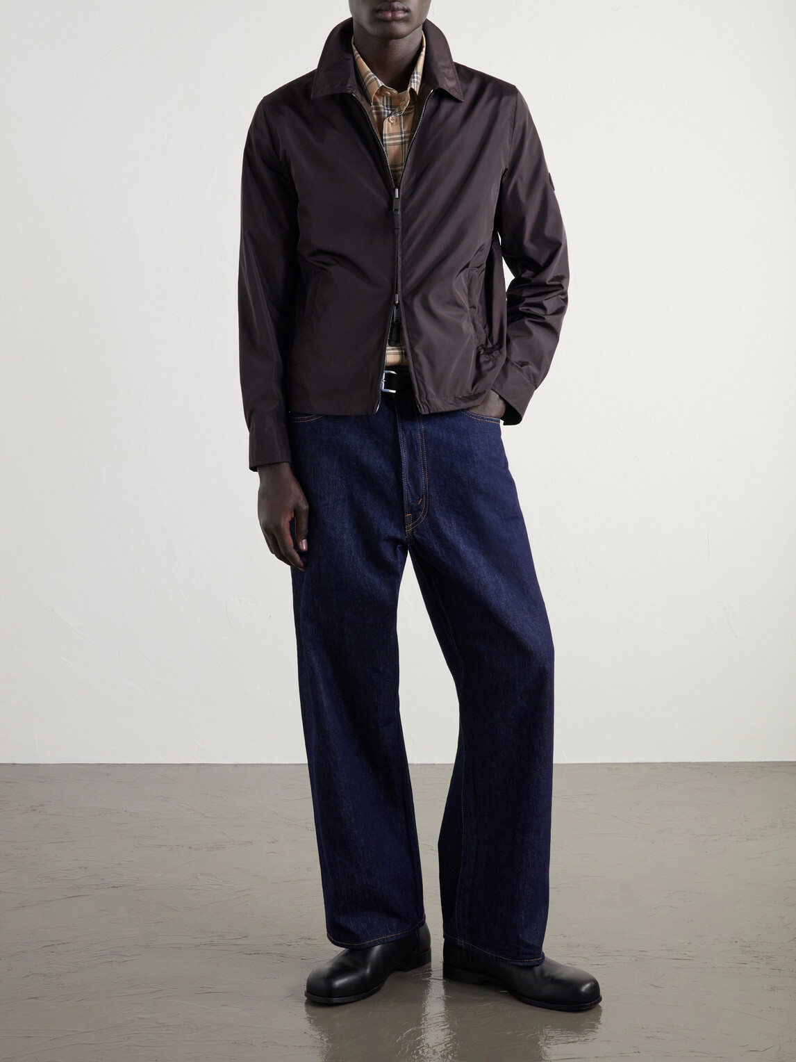 Burberry - Logo-Appliquéd Shell Jacket - Brown