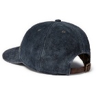 RRL - Roughout Leather Baseball Cap - Blue