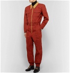 Gucci - Slim-Fit Tapered Cotton-Canvas Boilersuit - Red