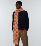 Gucci - GG jacquard wool scarf