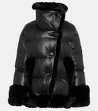 Goldbergh Solange faux fur-trimmed down jacket