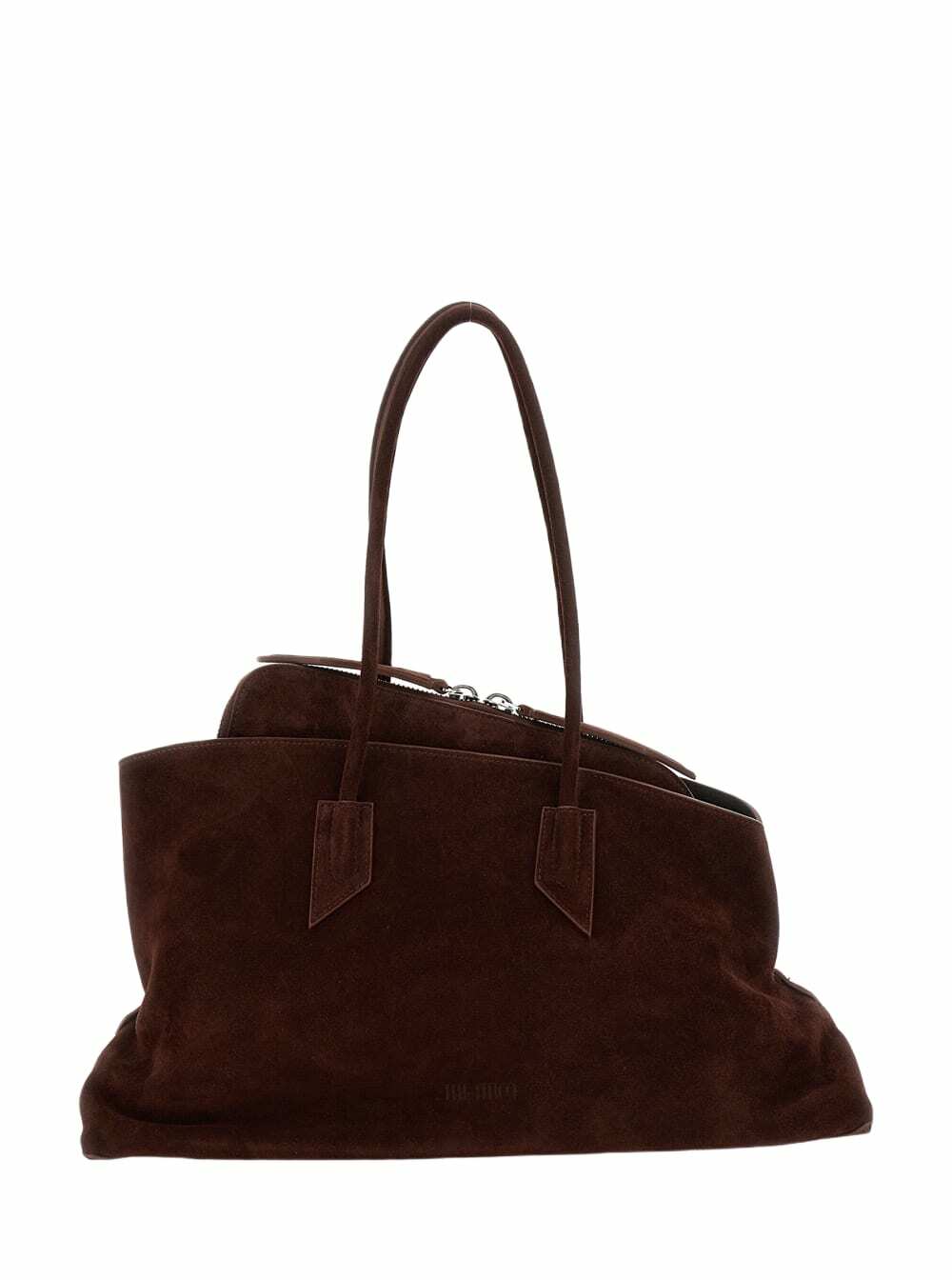 【関税込み】The Attico ブラック Via del Mare トートバッグ The Attico Black 'La Passeggiata Medium' Top Handle Bag The