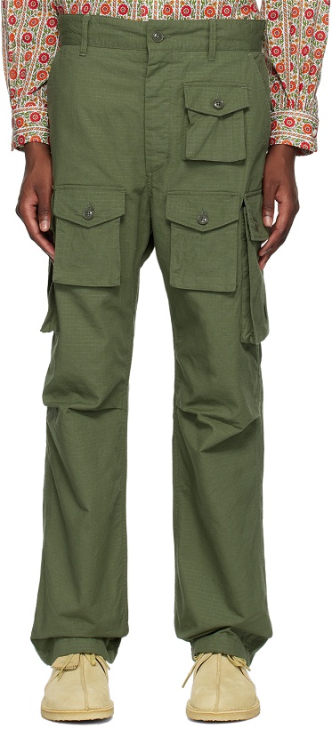 Photo: Engineered Garments SSENSE Exclusive Khaki FA Cargo Pants
