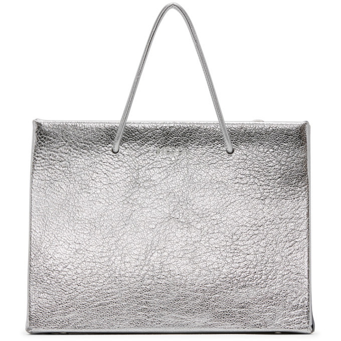 Medea Silver Leather Chain Hanna Bag