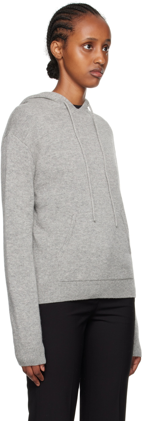 Theory Men's Mattis Slim Fit Zip Hoodie Grey Size Large
