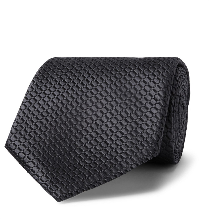 Photo: Ermenegildo Zegna - 8cm Silk-Jacquard Tie - Unknown