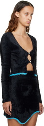 PH5 Black Europa Faux-Fur Cardigan