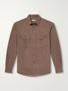 Canali - Cotton-Corduroy Shirt - Brown