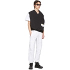 Boramy Viguier Black and White Pocket T-Shirt