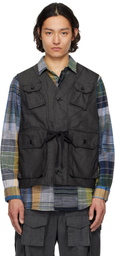 Engineered Garments Black C-1 Denim Vest