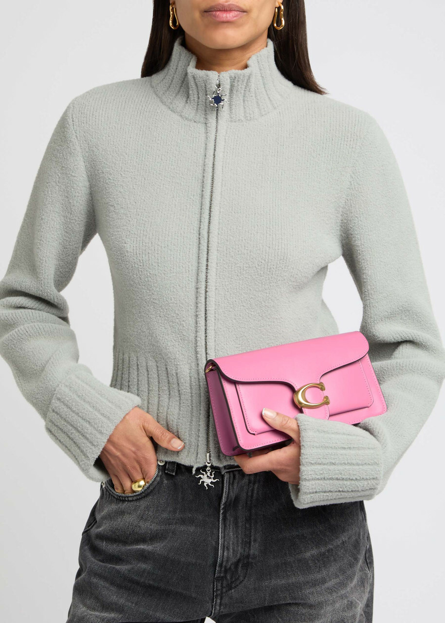 Coach Tabby Leather Clutch - Fuchsia - One Size