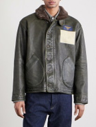 RRL - Leather Jacket - Green