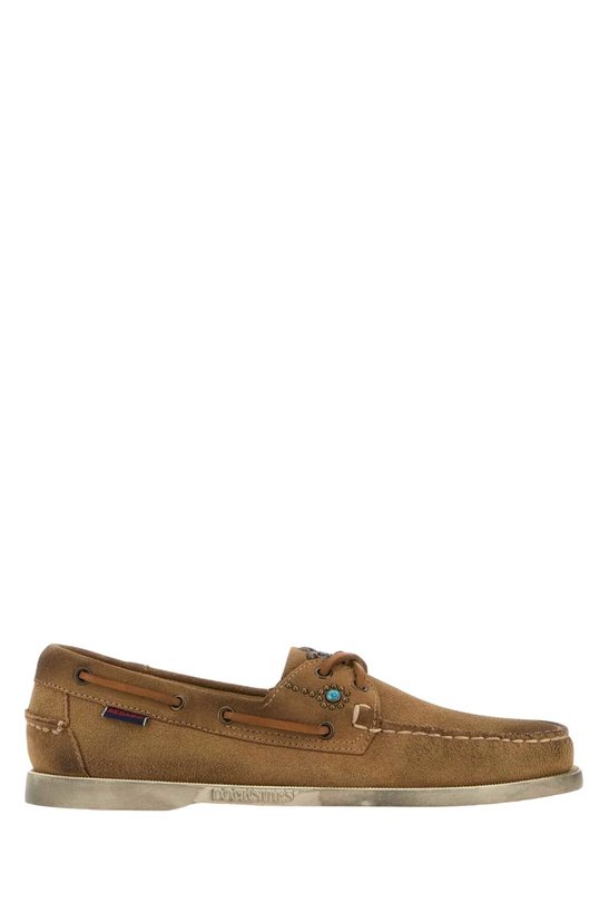 Photo: Sebago Camel Suede Portland Flesh Out Loafers