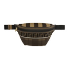 Fendi Brown Tartan Forever Fendi Waist Bag