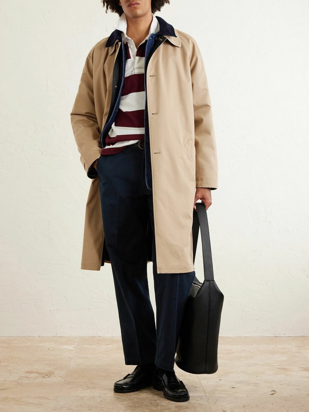 Photo: Drake's - HIM Straight-Leg Cotton-Twill Chinos - Blue