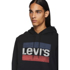 Levis Black Classic Logo Hoodie