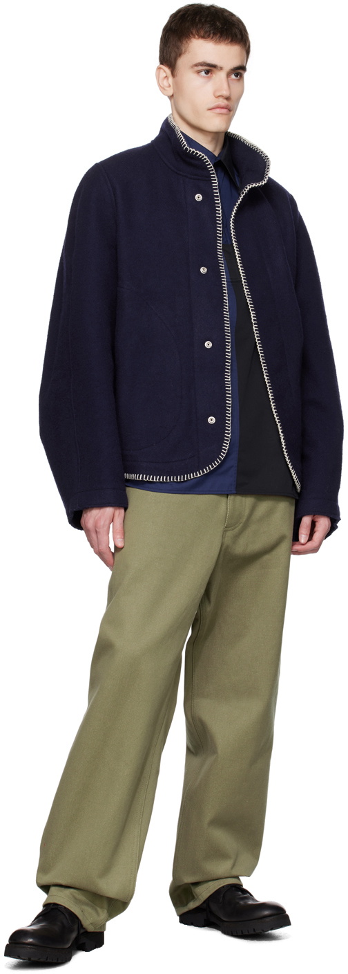 3MAN Khaki Five-Pocket Jeans