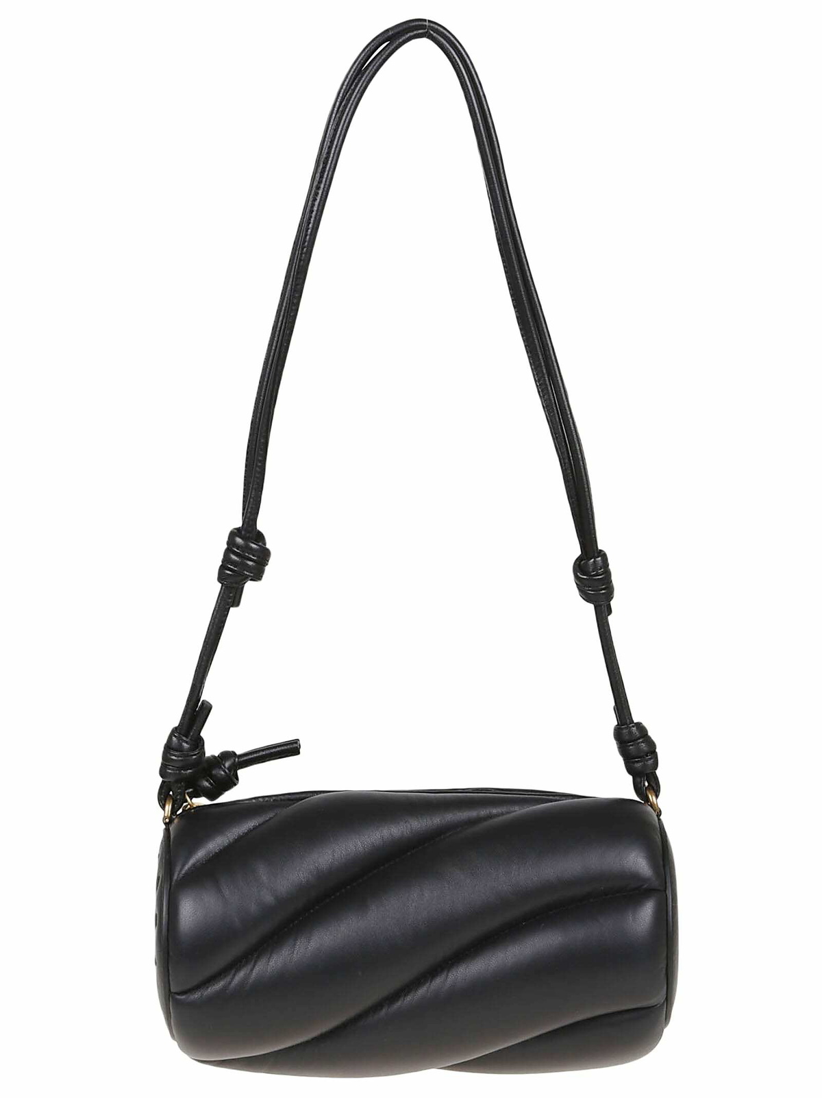 Fiorucci Black Leather Mella Bag